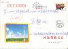 Windmill Electricity ,     Prepaid Cover  , Postal Stationery - Mühlen