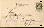 Bayern 1901  Heene & Cayenz, Germersheim 4.7.01) (o) - Cartas & Documentos