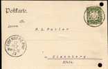 Bayern 1903  J.P, Drumm, Kaiserslautern  16.12.03 - Cartas & Documentos