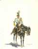 UNIFORMES-regiments- Ref 238- Costumes Militaires Belges -belgique -2eme Lanciers -trompette-grande Tenue - - Uniformes