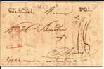 Pol098b/POLEN  - Via Ungarn 1823 Nach Reims - ...-1860 Prephilately