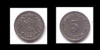 5 PFENNIG 1911 A - 5 Pfennig