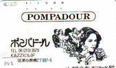 Télécarte Japon PARIS.  France Related (347) POMPADOUR  * French Related * Frankreich Verbunden - Reclame