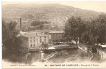 C . P . A   (  FONTAINE DE VAUCLUSE  " Barrage De La Sorgue + Usine " Carte Comme Neuve - Beau Plan  ) - L'Isle Sur Sorgue