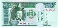 10 Tugrik Mongolia 1993 Currency Banknote, Uncirculated, Krause #54 - Mongolei