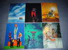 6 Cartes Postales Promotion De Livres - Cartoline Postali