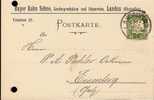 Bayern 1909  Mayer Kuhn Sohne, Landau  27.3.09 - Lettres & Documents