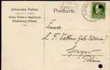 Bayern 1918  Johannes Pahler, Eisenberg  10.4.18 - Cartas & Documentos