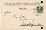 Bayern 1918  G.Zuban, Munchen  2.5.18 - Covers & Documents