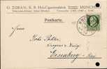 Bayern 1918  G.Zuban, Munchen  2.5.18 - Brieven En Documenten