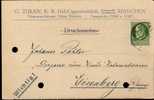 Bayern 1918  G. Zuban, Munchen  28.1.18 - Cartas & Documentos