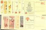 INDIA GANDHI AIDS, MALERIA, MOTOR BIKE, IODIZED SALT, WATER HARVESTING DAM Anti Smoking 200 DIFF MEGHDOOT P0ST CARDs - Colecciones & Series