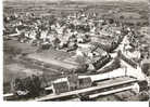 CPSM Noir Et Blanc Dentelé NERONDES Vue Panoramique ,avec La Gare - Nérondes