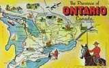 CANADA - Ontario  THE PROVINCE OF  ONTARIO  Soutern Section  Année 1966 - Andere & Zonder Classificatie