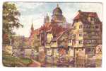 19928)cartolina Illustratoria Nürnberg - Insel Schutt - Nienburg