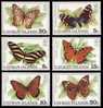 (06) Cayman Isl. / Caiman  Butterflies / Papillons / Schmetterlinge / Vlinders  ** / Mnh  Michel 387-92 - Iles Caïmans