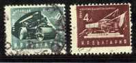 Bulgarie 1951 N°Y.T. :  688 Et 689 Obl. - Used Stamps