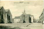 56 - CPA Saint-Jean-Brévelay - Place De L'Eglise - Saint Jean Brevelay