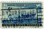 PIA - USA - 1948 : 100° De L´ établissement De La Colonie Suédeoise Dans Le Midwest - (Yv 509) - Used Stamps