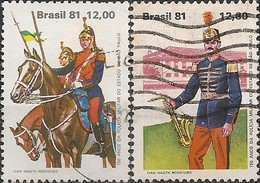 BRAZIL - COMPLETE SET 150 YEARS OF SÃO PAULO STATE POLICE 1981 - USED - Politie En Rijkswacht