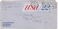 AEROGRAMME America >  United States >  Postal Stationery 1977 HANDICAPPED To Bulgaria Bulgarien Bulgarie Bulgarije / Ae8 - 1961-80