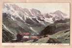 MÜRREN HOTEL Des ALPES Postée 18.07.1907 ¤ Litho Color GUGGENHEIM 13351 ¤ SUISSE SWITZERLAND SCHWIEZ ZWITSERLAND ¤9058A - Mürren