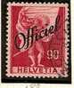 SWITZERLAND - Timbres De SERVICE - 1936/9 -  Yvert # 198 - VF USED - Officials
