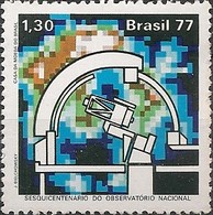 BRAZIL - 150 YEARS OF NATIONAL ASTROPHYSICS OBSERVATORY 1977 - MNH - Astrology