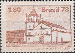 BRAZIL - RESTORATION OF PATIO OF COLLEGIATE CHURCH, SÃO PAULO 1978 - MNH - Ungebraucht