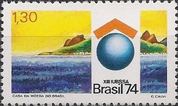 BRAZIL - 13th CONGRESS OF THE INTERNATIONAL UNION OF BUILDINGS AND SAVING SOCIETIES 1974 - MNH - Ongebruikt