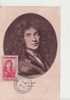 FRANCE CARTE  MAXIMUM    NUM.YVERT  612 MOLIERE - 1940-1949