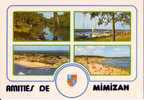 AMITIES DE MIMIZAN CPM écrite - Mimizan Plage