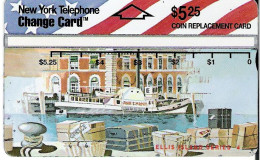 USA: New York Telephone: 302B Ellis Island 4. Mint - [1] Holographic Cards (Landis & Gyr)