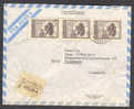 Argentina Via Aerea Airmail Par Avion Certificado Registered Cover To Kulmbach Germany - Luchtpost
