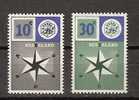 NVPH Netherlands Nederland Niederlande Pays Bas Holanda 700-701 MNH; Europa Zegels Europe Stamps Timbres Sellos D´Europa - 1957