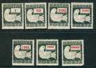 HONGRIE - UNGHERIA - 1946 -  N.  814 . . . . *  Serie Compl.  -  Lotto  632 - Unused Stamps