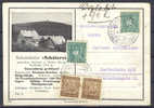 Czechoslovakia Mult Franked Card 1933 Schutzhütte To Germany - Covers & Documents