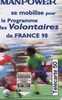 Télécarte 50 - Manpower - Volontaires De France 98 - Publicidad