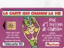 Télécarte 50 -  Auchan - Reclame