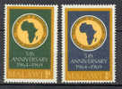 Malawi Mi. 115 + 117 American Development Bank Banque Africaine Dévelopment 1969 - Malawi (1964-...)