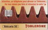 Télécarte 50 - Toblerone - Publicidad