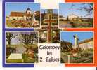 COLOMBEY LES DEUX EGLISES -  5 Vues : Tombe De La Famille De Gaulle, Le Monument Aux Morts - N° 52 140 01 - Colombey Les Deux Eglises