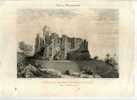 - CHATEAU DES DUCS DURAS A RAUZAN (gironde)  . LITHO DU MILIEU DU XIXe S. ISSUE DE LA  "GUIENNE MONUMENTALE" - Litografia