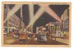 19453)cartolina Illustratoria Hollywood Boulevard Di Notte - Los Angeles