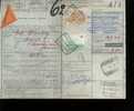 Document   Chemin De Fer    De 1970  Gare De KORTRIJK  CF382   384   Et  400 - Other & Unclassified