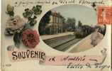 Chemins De Fer - Gare Train - Fantaisies Troyes 10 - Stazioni Con Treni