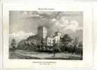 - FRANCE 32 . CHATEAU DE MONTAUT ARROND. D´AUCH (gers) . LITHO DU MILIEU DU XIXe S . ISSUE DE LA  "GUIENNE MONUMENTALE" - Litografia