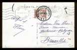 1938 PPC BELGIUM POSTAGE DUE ON PC FROM FRANCE TAXE - Covers & Documents