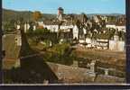 19 ARGENTAT Vue Générale, Quai Au Bord De La Dordogne, Carte Toilée, Ed BOS 64, CPSM 10x15, 197? - Argentat