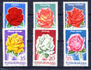 ROUMANIE 1970, ROSES, 6 Valeurs, Neufs / Mint. R290 - Roses